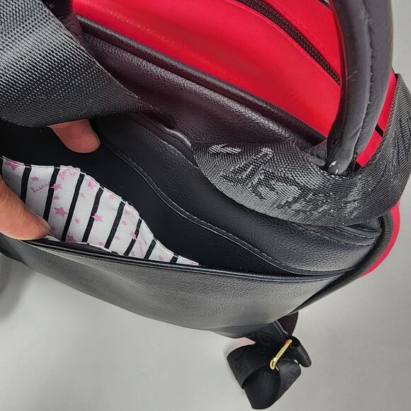 Luv Betsey by Betsey Johnson Mini Backpack Kitsch Girl Rainbow Glitter Pink - Picture 9 of 12